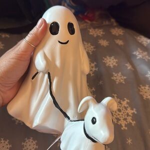 NWT. GOBLIN & GHOUL Ghost Figurine Walking Dog